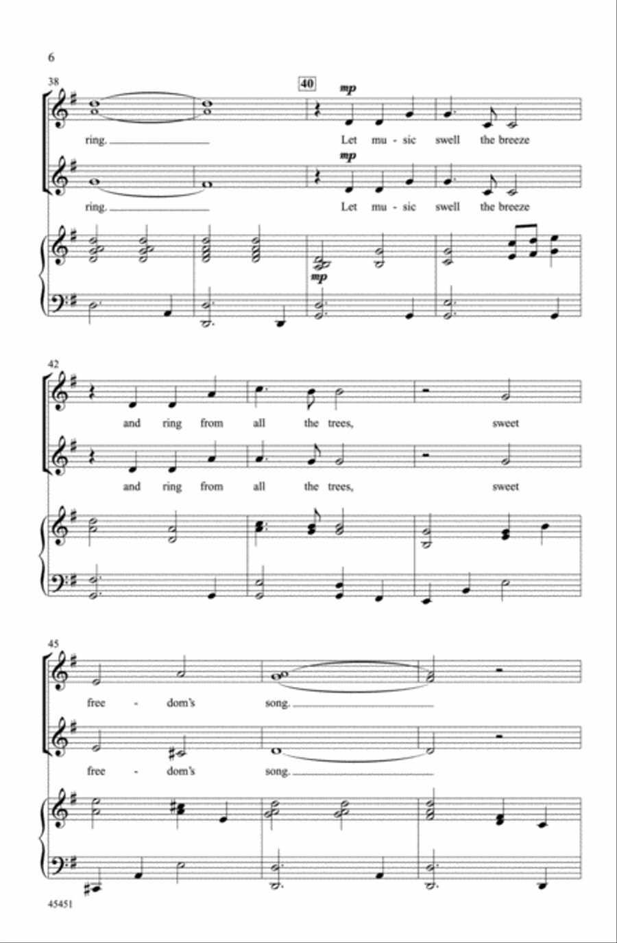 Let Freedom Ring! Let Freedom Ring! Choir scores gallery preview page 5