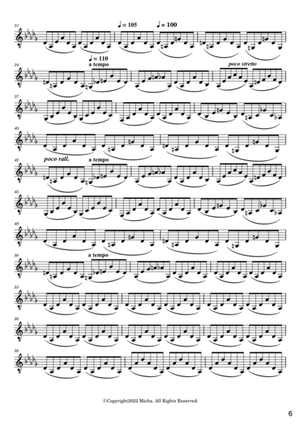 Nocturne Op.9 No.1 Bbm By Chopin For Flute Solo and Guitar Accompaniment image number null
