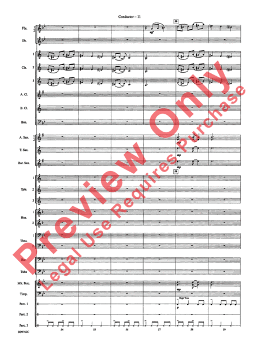 By Loch and Mountain Concert Band scores gallery preview page 14