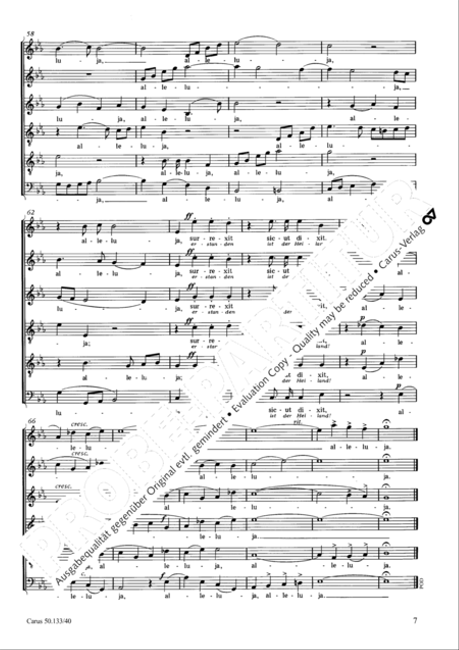 Angelus Domini (Siehe, vom Himmel hoch) Choir scores gallery preview page 8