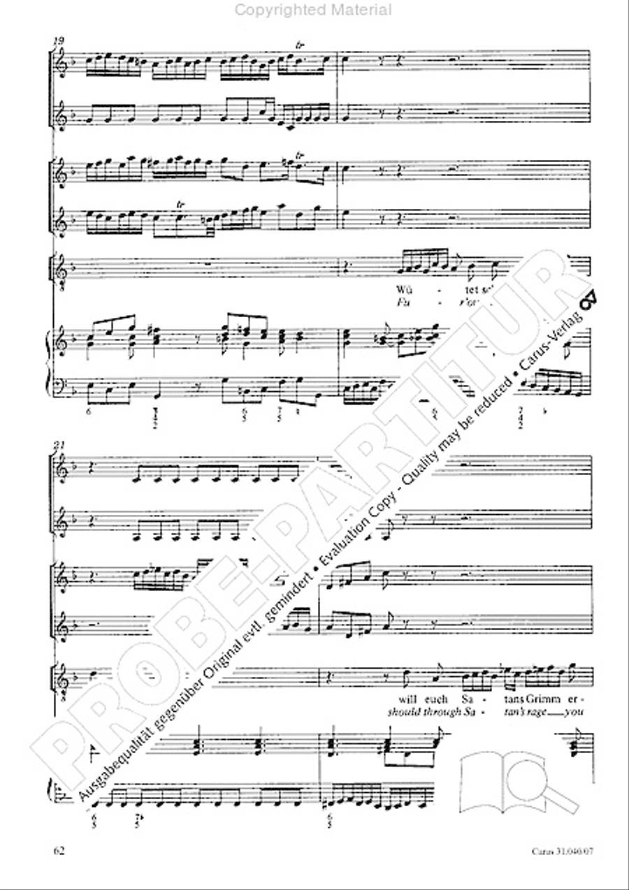 Christ was manifested for this purpose (Dazu ist erschienen der Sohn Gottes) ATB scores gallery preview page 64