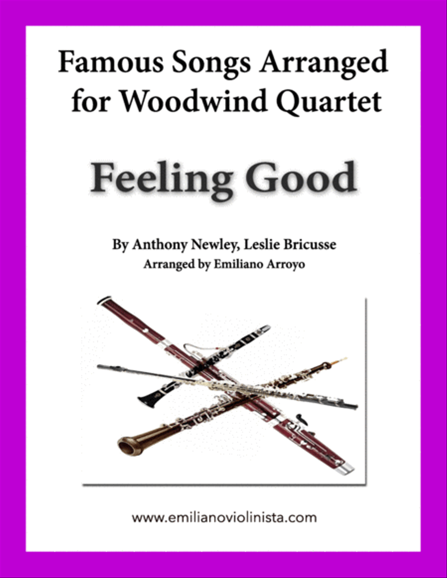 Feeling Good Woodwind Quartet scores gallery preview page 1