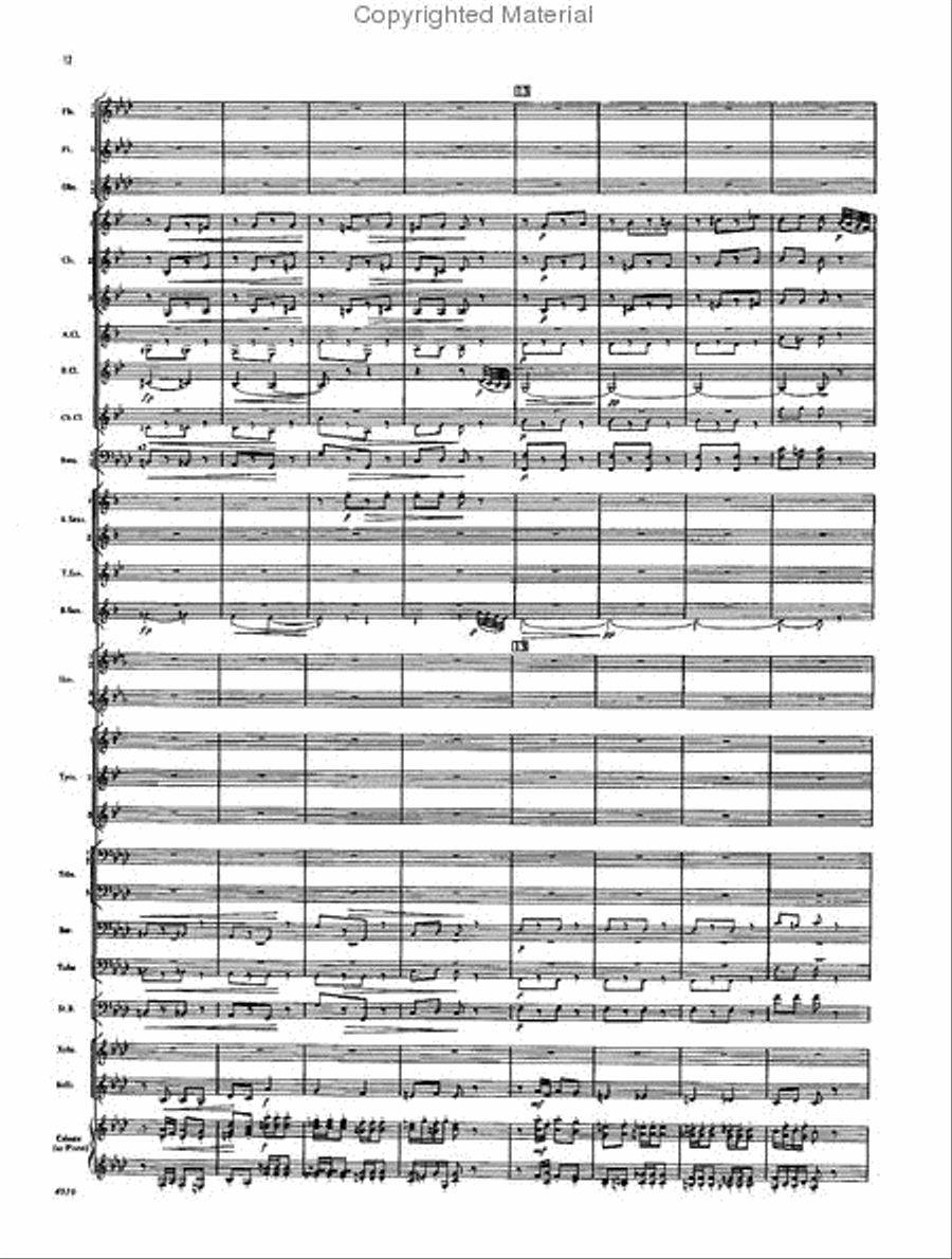Selections from the Nutcracker Suite Concert Band scores gallery preview page 10