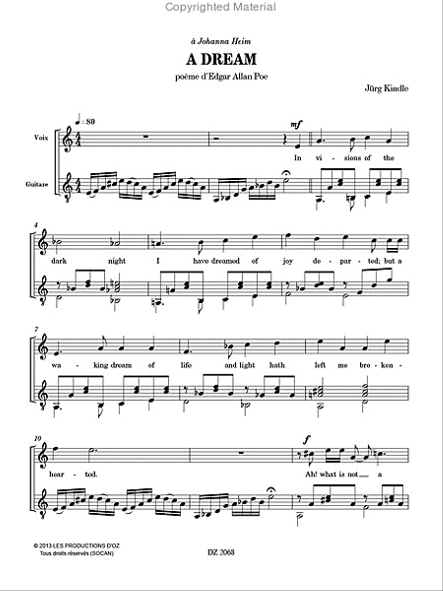 Dreamland Classical Guitar scores gallery preview page 2