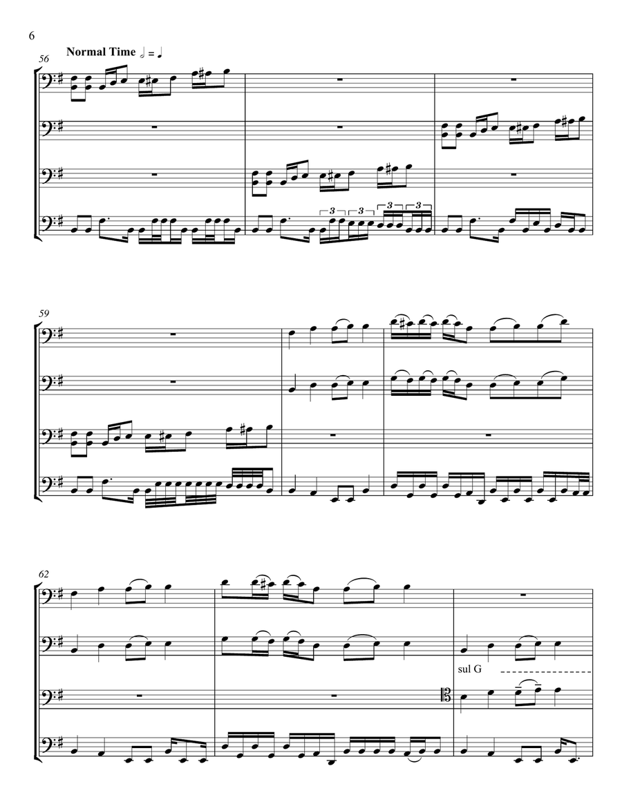 Iron Man String Quartet scores gallery preview page 6