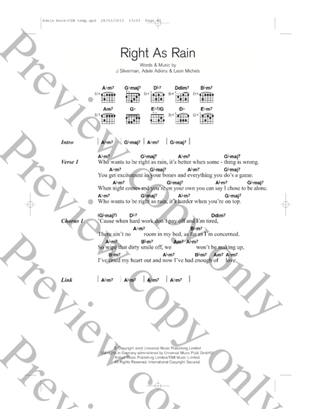 Book cover for Right As Rain