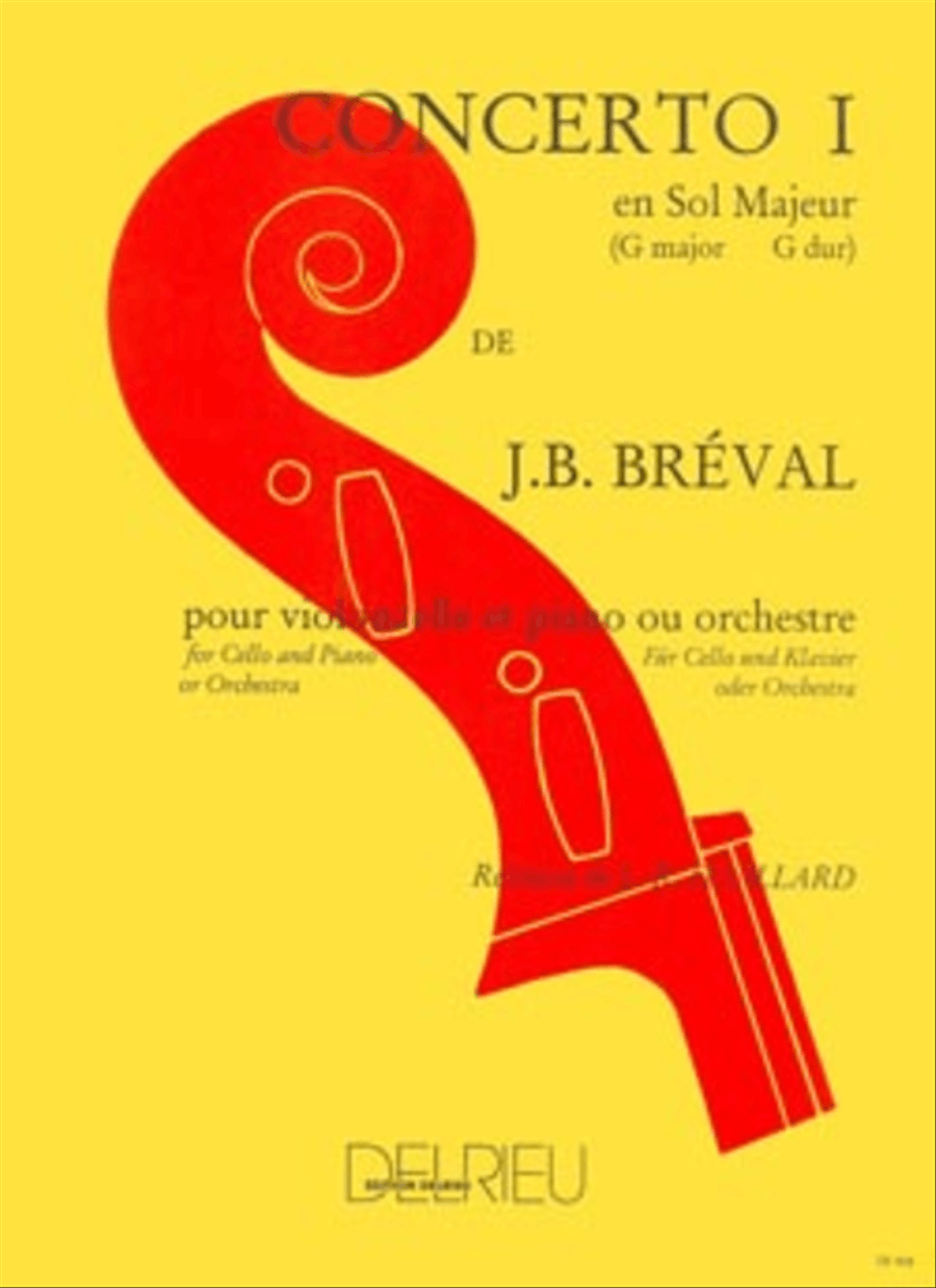 Concerto No. 1 en Sol maj. Piano Accompaniment scores gallery preview page 1