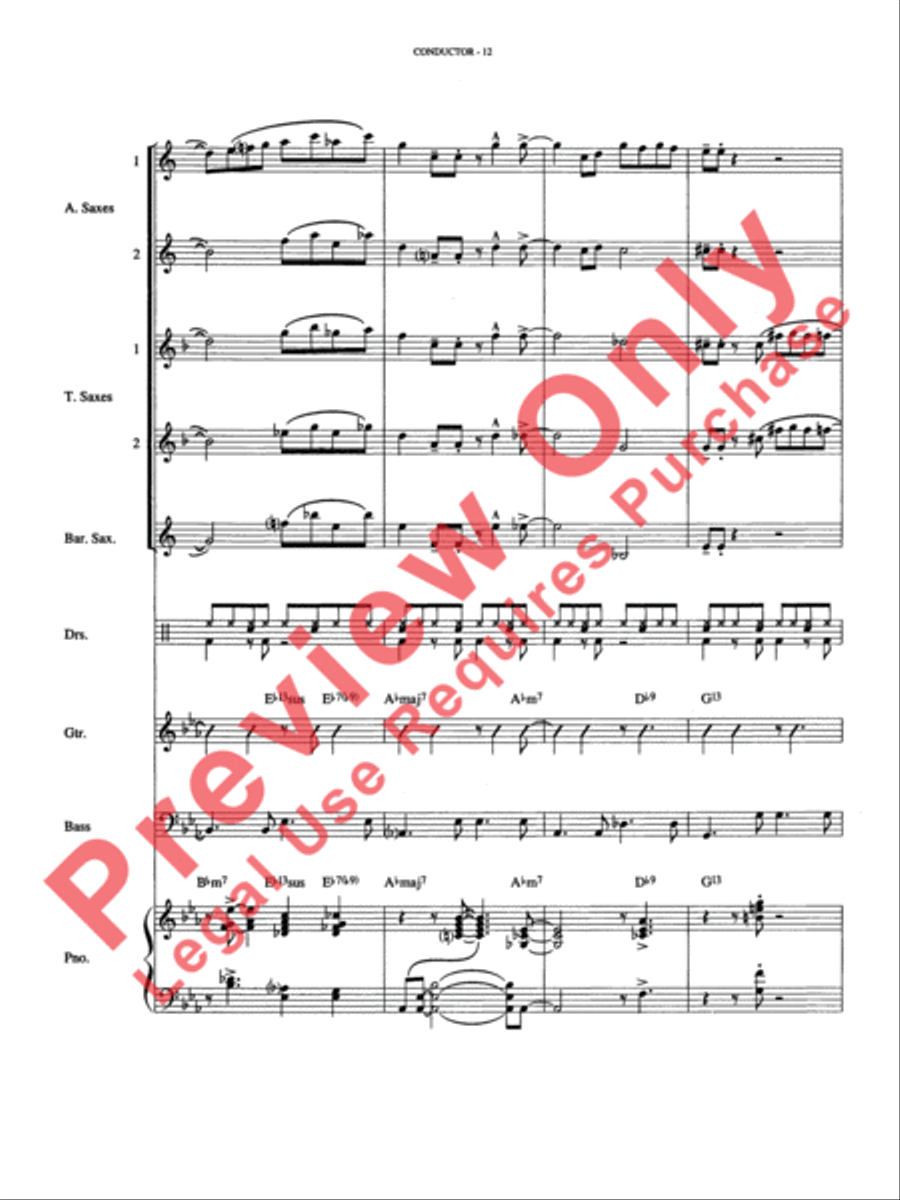 Over the Rainbow Over the Rainbow Small Ensemble scores gallery preview page 13