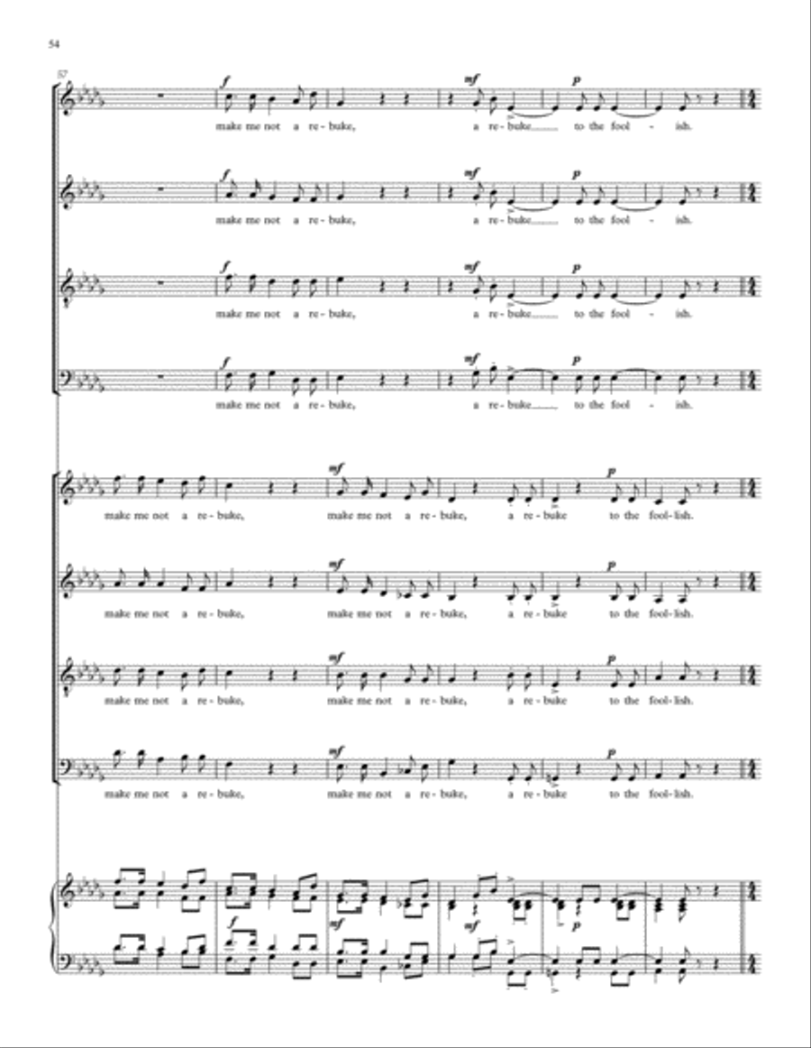 Songs of Farewell Divisi scores gallery preview page 70
