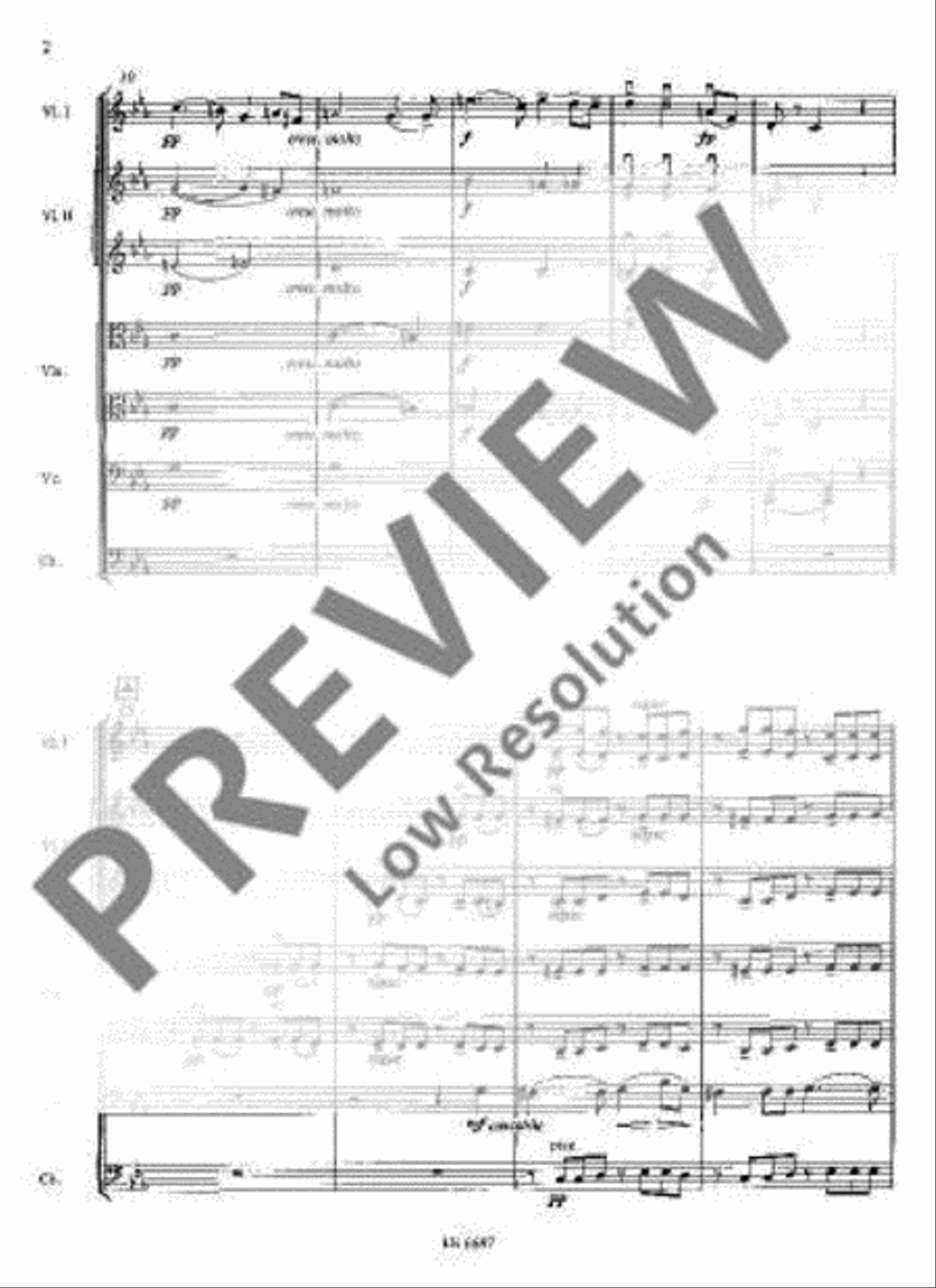 2 elegiac Melodies Miniature Score scores gallery preview page 9