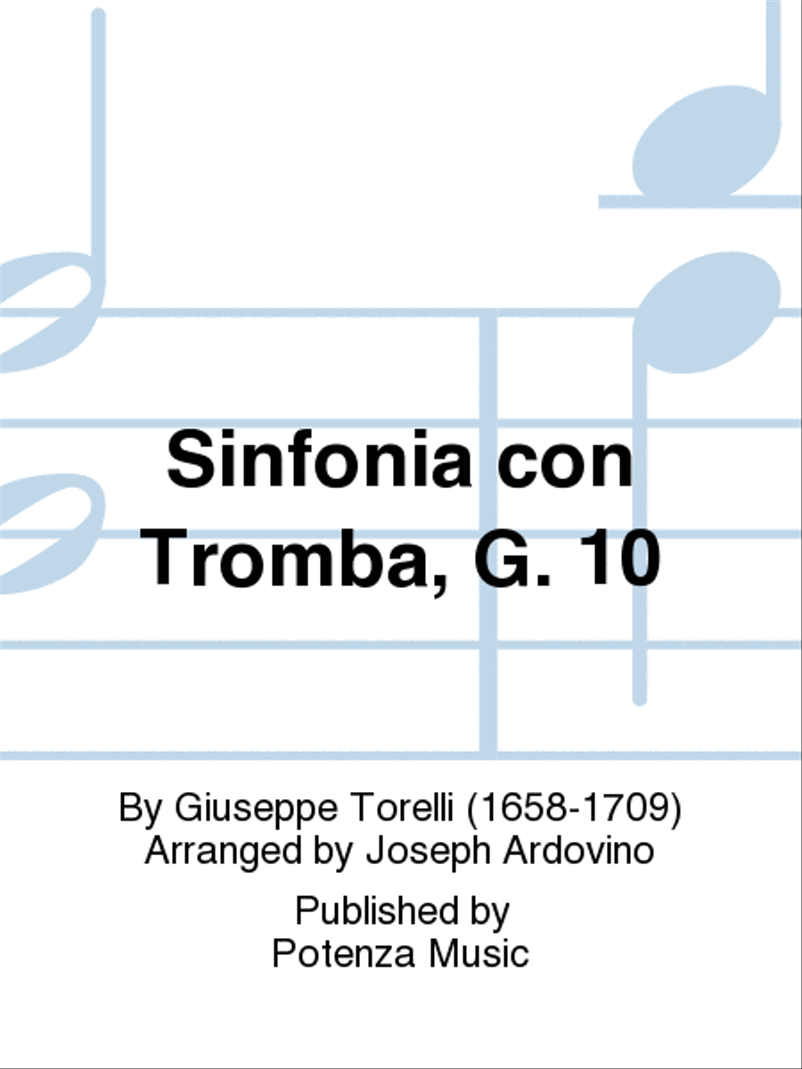 Sinfonia con Tromba, G. 10 Trumpet Solo scores gallery preview page 1