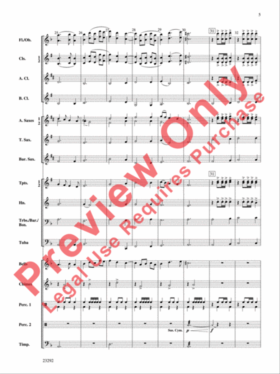 Castles and Dragons Castles and Dragons Concert Band scores gallery preview page 6