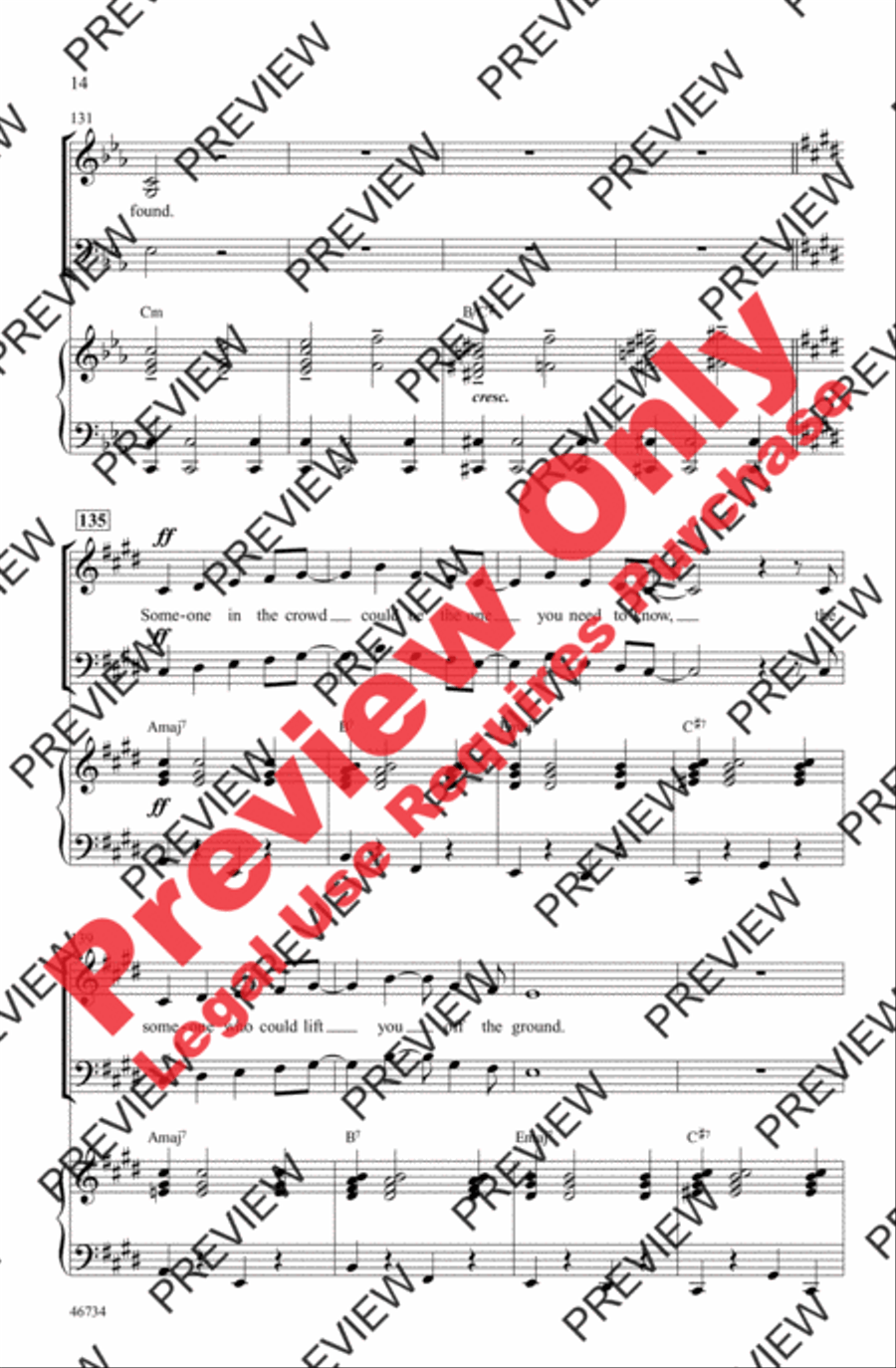 Someone in the Crowd 3-Part scores gallery preview page 14