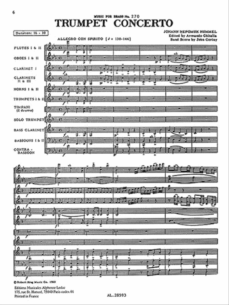 Trumpet Concerto Trumpet Concerto Trumpet Solo scores gallery preview page 2