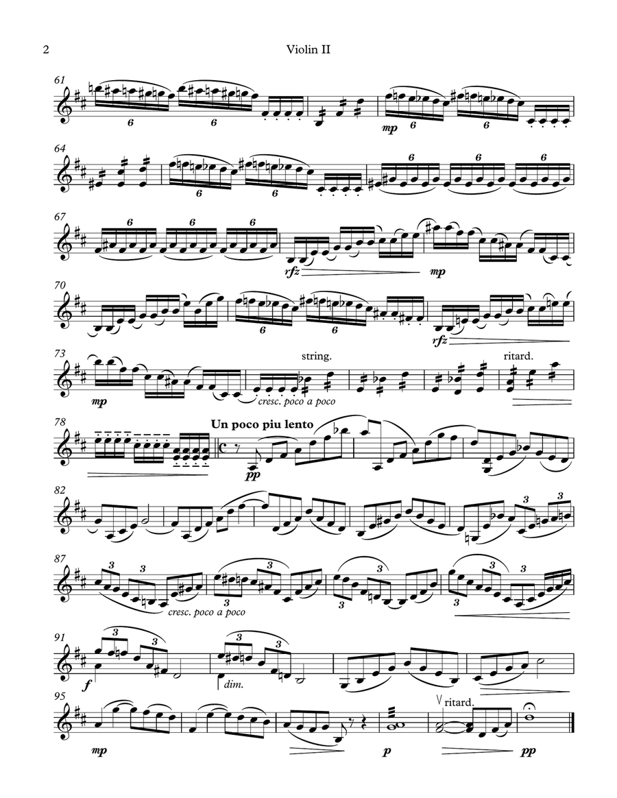 Mon Coeur S'Ouvre A Ta Voix from Samson and Delilah String Quartet scores gallery preview page 4
