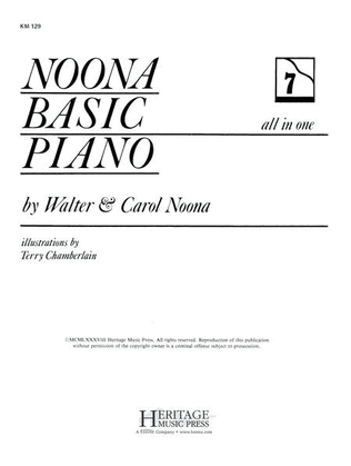 Book cover for Noona Basic Piano Book 7