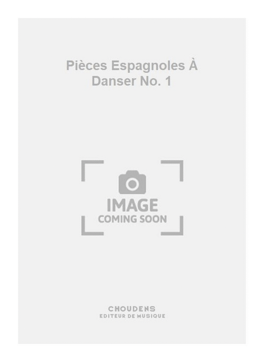 Pièces Espagnoles À Danser No. 1 Piano Solo scores gallery preview page 1