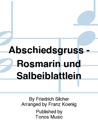 Abschiedsgruss - Rosmarin und Salbeiblattlein