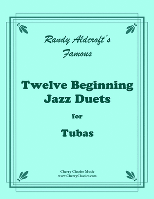 Book cover for 12 Beginning Duets for Tubas