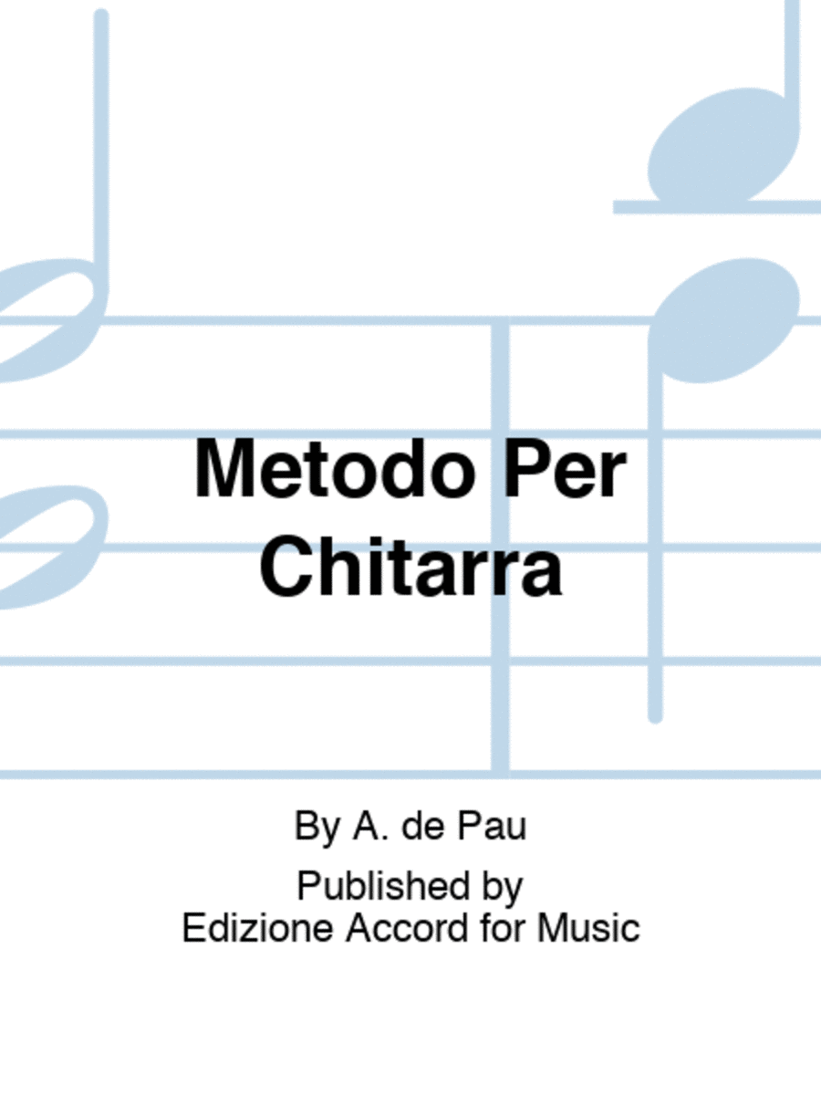 Metodo Per Chitarra Guitar scores gallery preview page 1