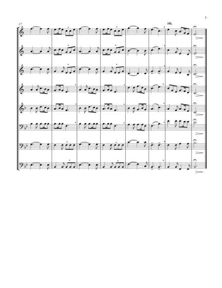 Silent Night (Bb) (Brass Octet - 4 Trp, 1 Hrn, 2 Trb, 1 Tuba)