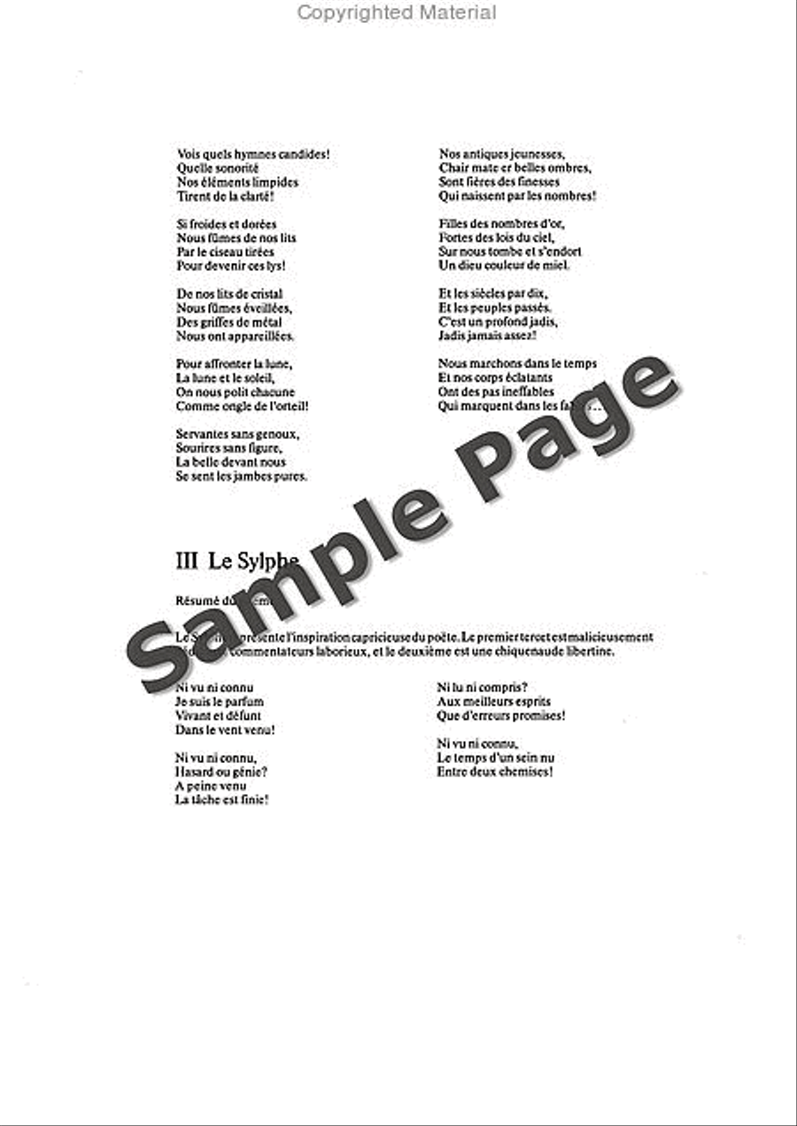 3 Poemes of Paul Valery SSAATTBB scores gallery preview page 5