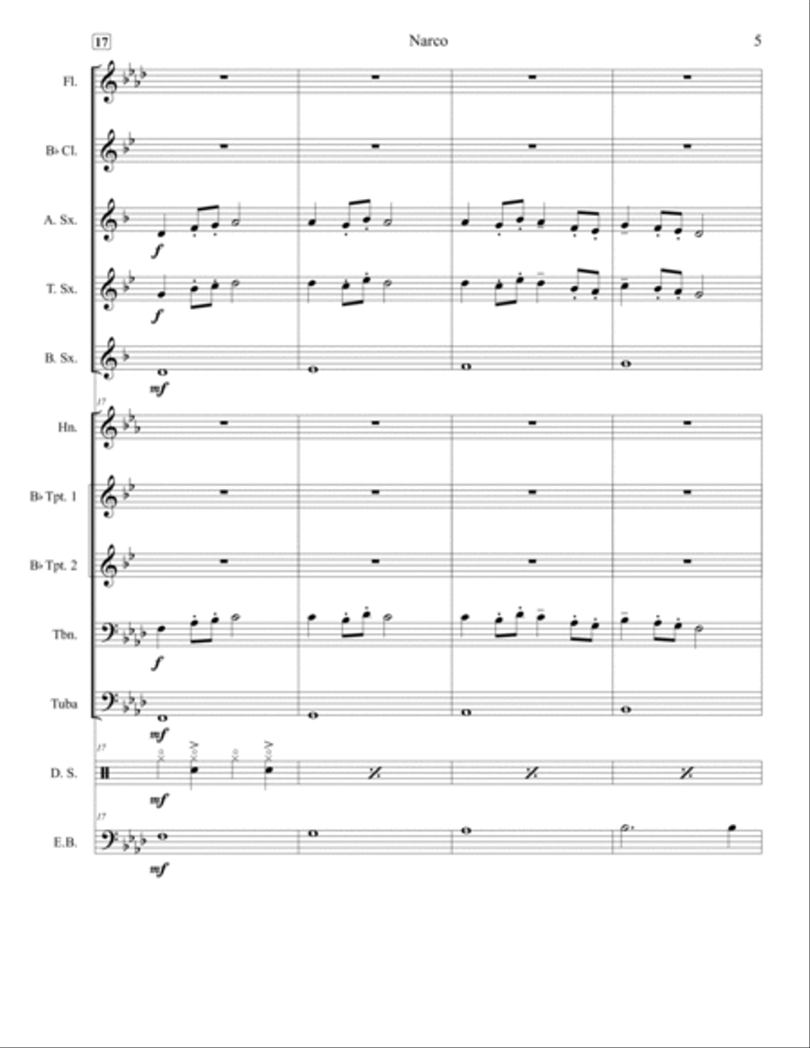 Narco Marching Band scores gallery preview page 5