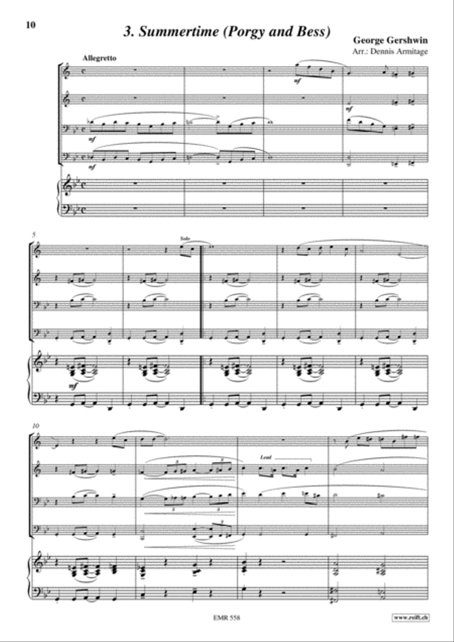 3 Quartets Volume 1 Brass Quartet scores gallery preview page 7
