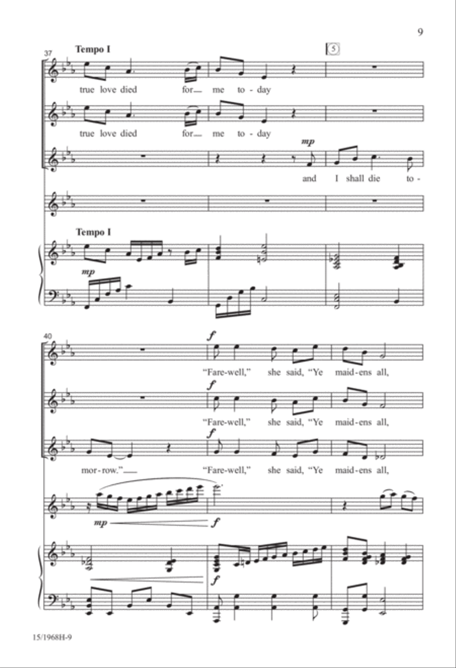 Barbara Allen SSA scores gallery preview page 9