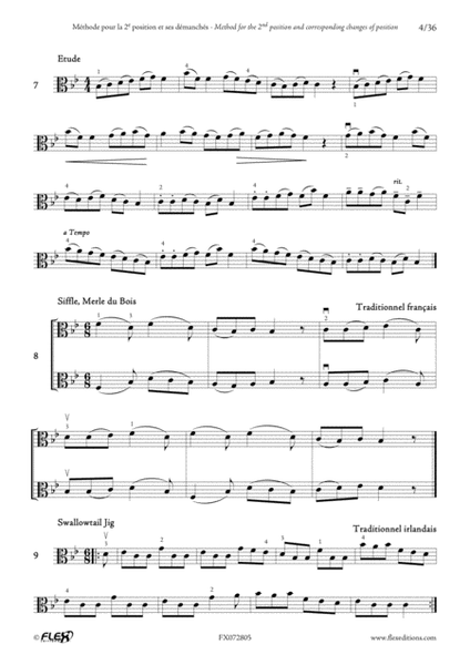 Tuition Book - Viola Method for the 2nd Position