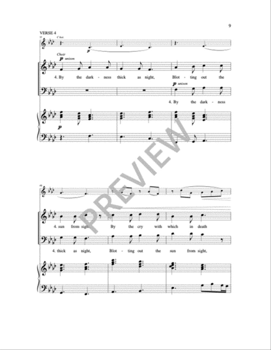 Song of the Passion 4-Part scores gallery preview page 4