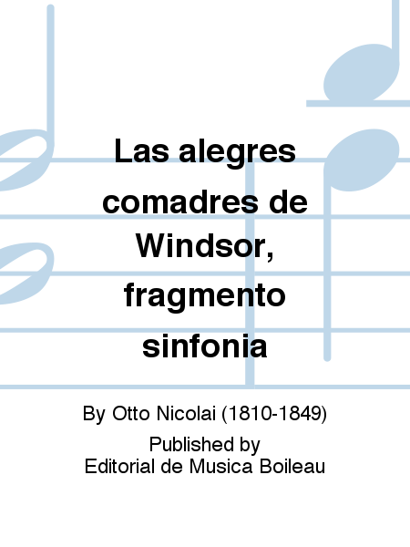 Las alegres comadres de Windsor, fragmento sinfonia