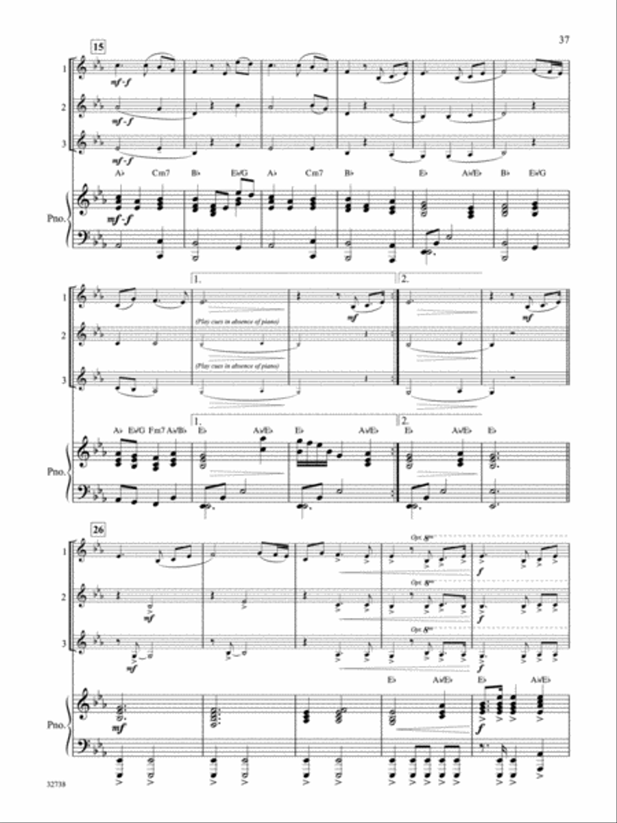Favorite Songs of Praise (Solo-Duet-Trio with Optional Piano) Piano Solo scores gallery preview page 4