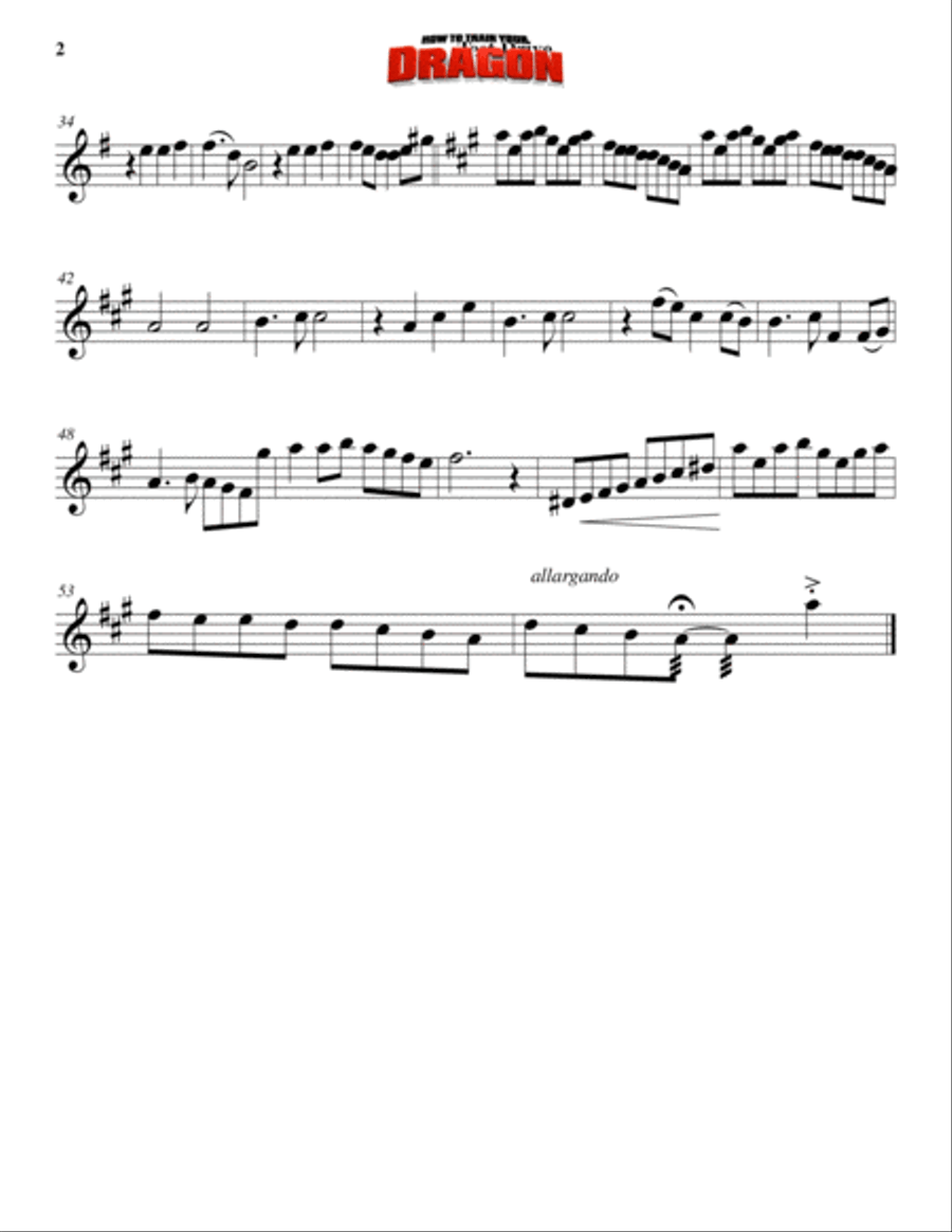 Test Drive Violin Solo scores gallery preview page 3
