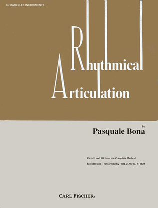 Book cover for Rhythmical Articulation