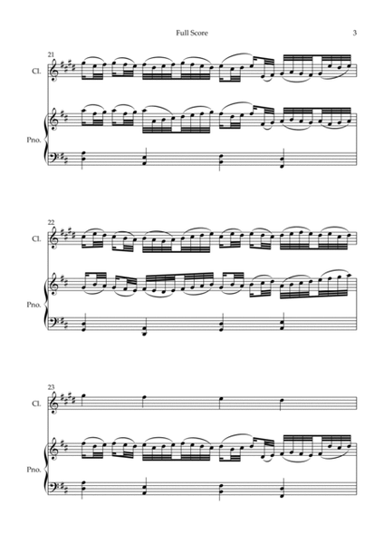 Canon - Johann Pachelbel (Wedding/Reduced Version) for Clarinet in Bb Solo and Piano Accompaniment image number null