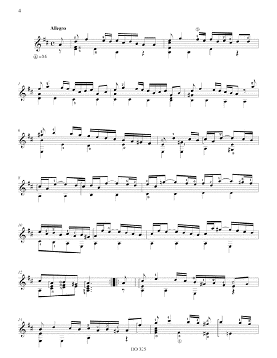 Sonate VI, RV 46 Sonate VI, RV 46 Classical Guitar scores gallery preview page 4