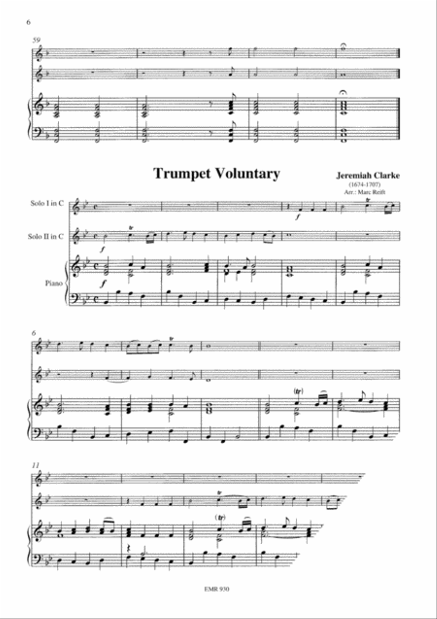 Wedding Music Clarinet scores gallery preview page 4