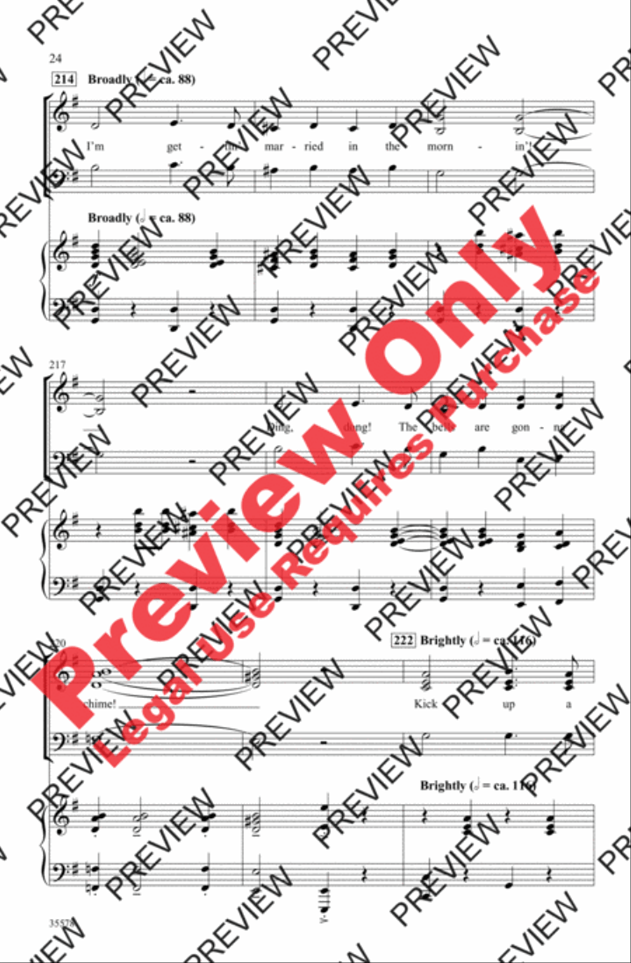 My Fair Lady My Fair Lady 3-Part scores gallery preview page 24