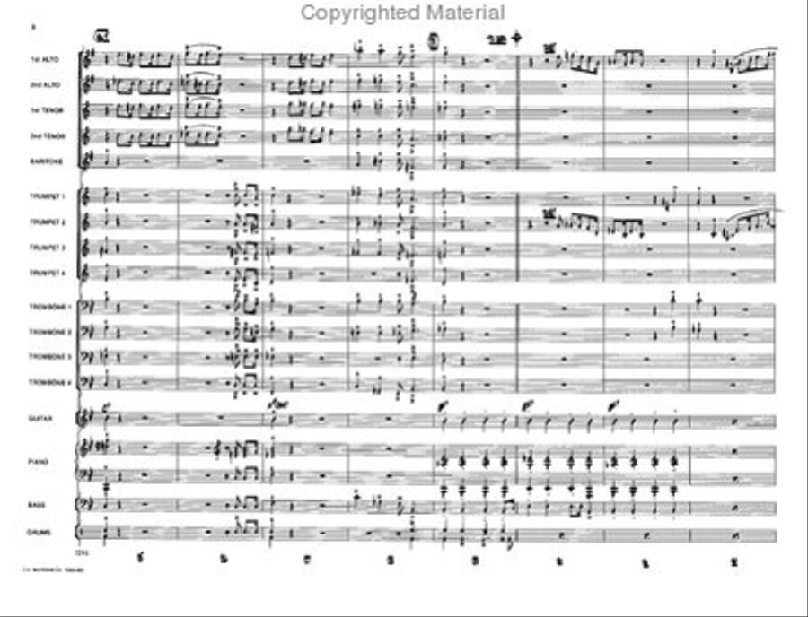 Swamp Water Blues Jazz Ensemble scores gallery preview page 5