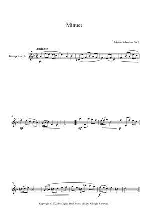 Minuet (In D Minor) - Johann Sebastian Bach (Trumpet)