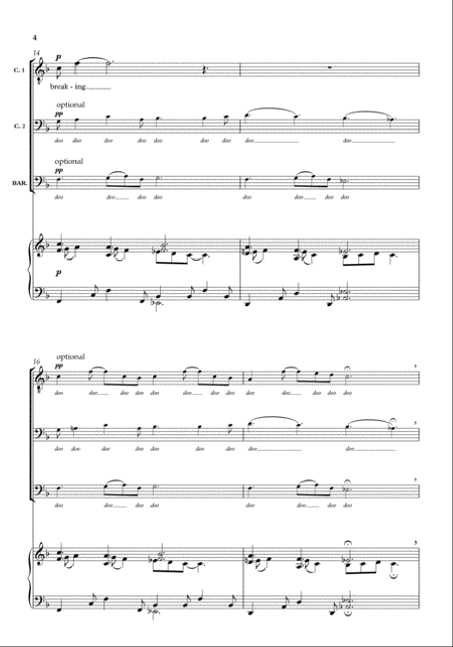 Sea Fever Choir scores gallery preview page 4