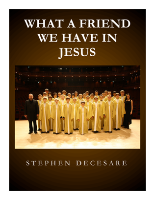 Book cover for What A Friend We Have In Jesus (Solo and SATB)