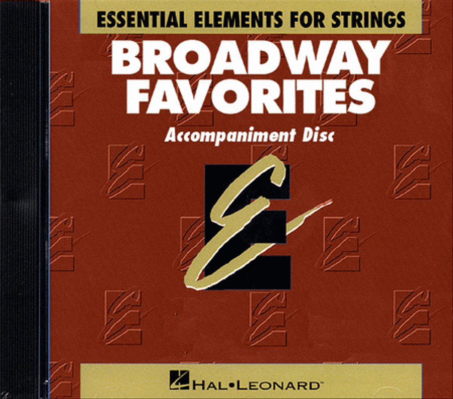 Essential Elements Broadway Favorites for Strings – CD image number null