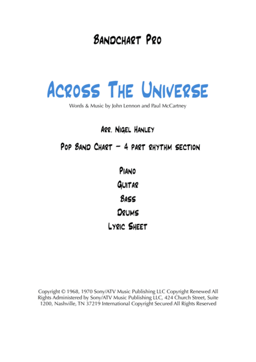 Across The Universe image number null