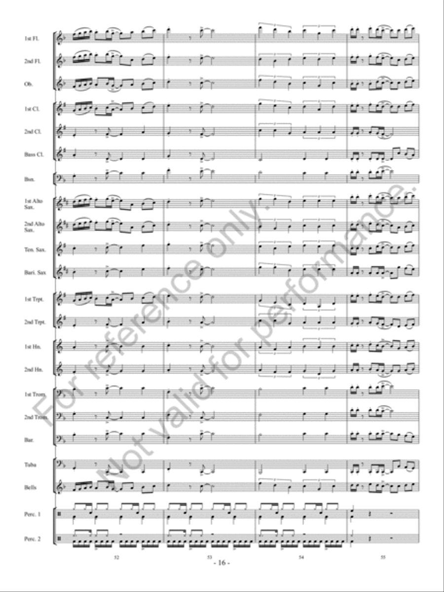 Partay! Concert Band scores gallery preview page 17
