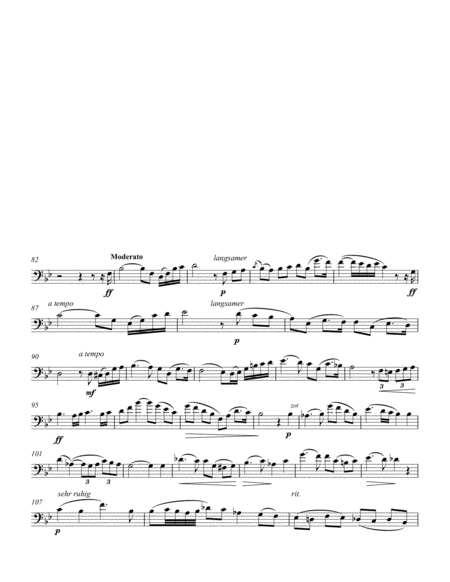 Concert Piece, Opus 28 for Solo Trombone & Orchestra