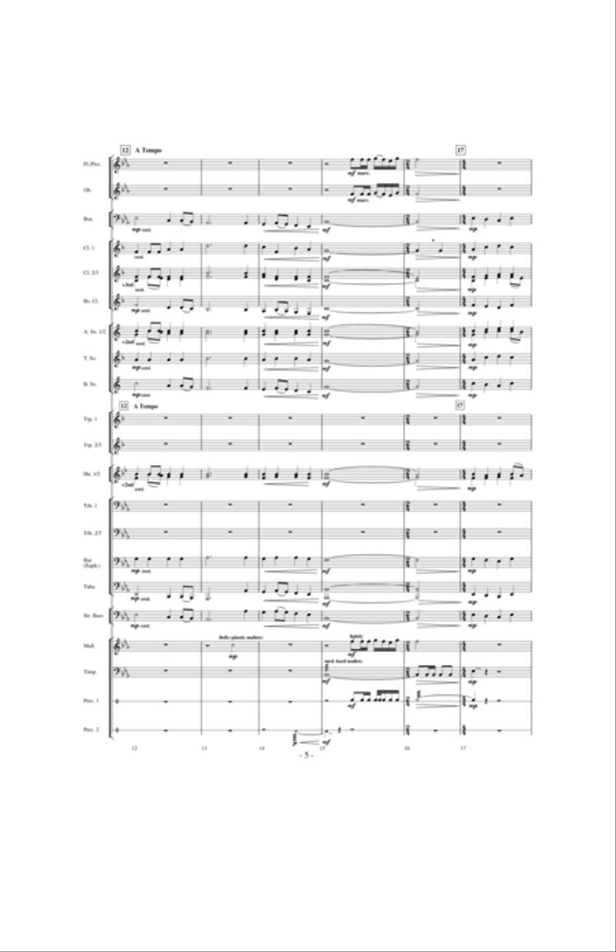 Crown Him With Many Crowns Concert Band scores gallery preview page 4