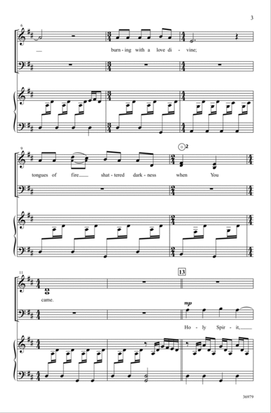 The Flame Choir scores gallery preview page 3