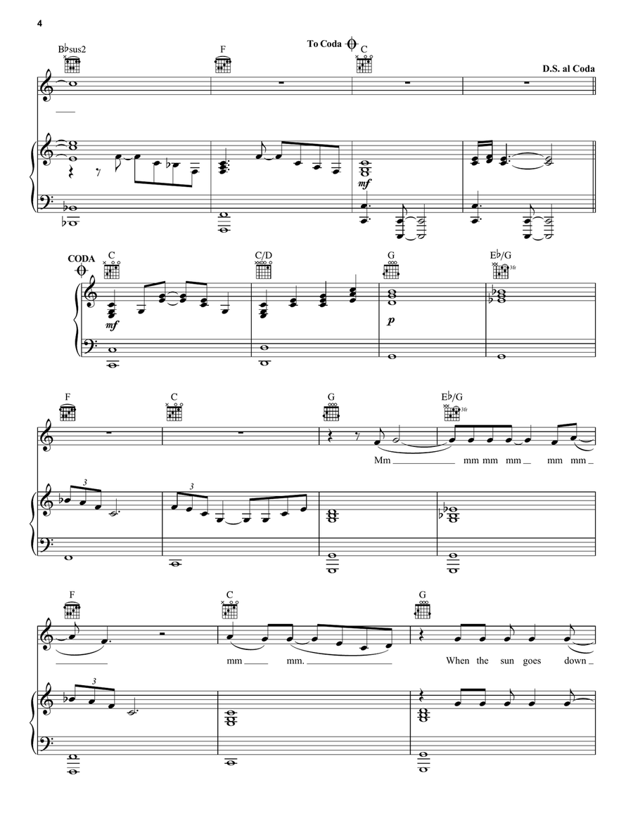 Until The Night Until The Night Piano, Vocal, Guitar scores gallery preview page 4